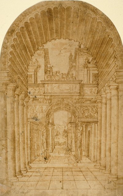 Scenografia prospettica da Diego de Siloé